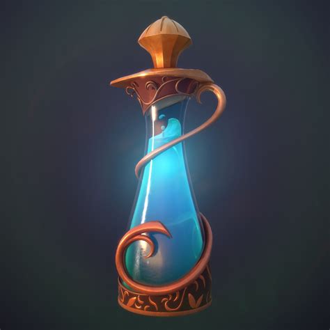 Ethereal magical flask